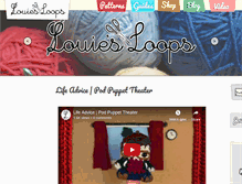 Tablet Screenshot of louiesloops.com